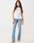 True Religion Becca Sn Mr Bootcut Light Sleet Wash