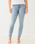 True Religion Halle Sn Hr Flap Skinny Light Cool Wash