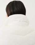 True Religion Double Collar Puffer Jacket Optic White