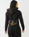 True Religion True Zip Hoodie Jet Black