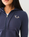True Religion True Zip Hoodie Dress Blue