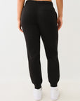 True Religion True Mid Rise Jogger Jet Black