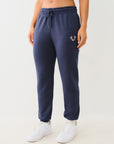 True Religion True Mid Rise Jogger Dress Blue