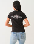 True Religion Money Buddha Ss Tee Jet Black
