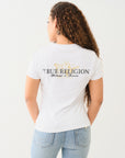 True Religion Money Buddha Ss Tee Optic White