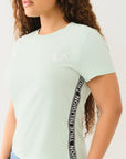 True Religion Taping Ss Tee Misty Jade