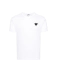 Comme Des Garcons T-Shirt Heart White