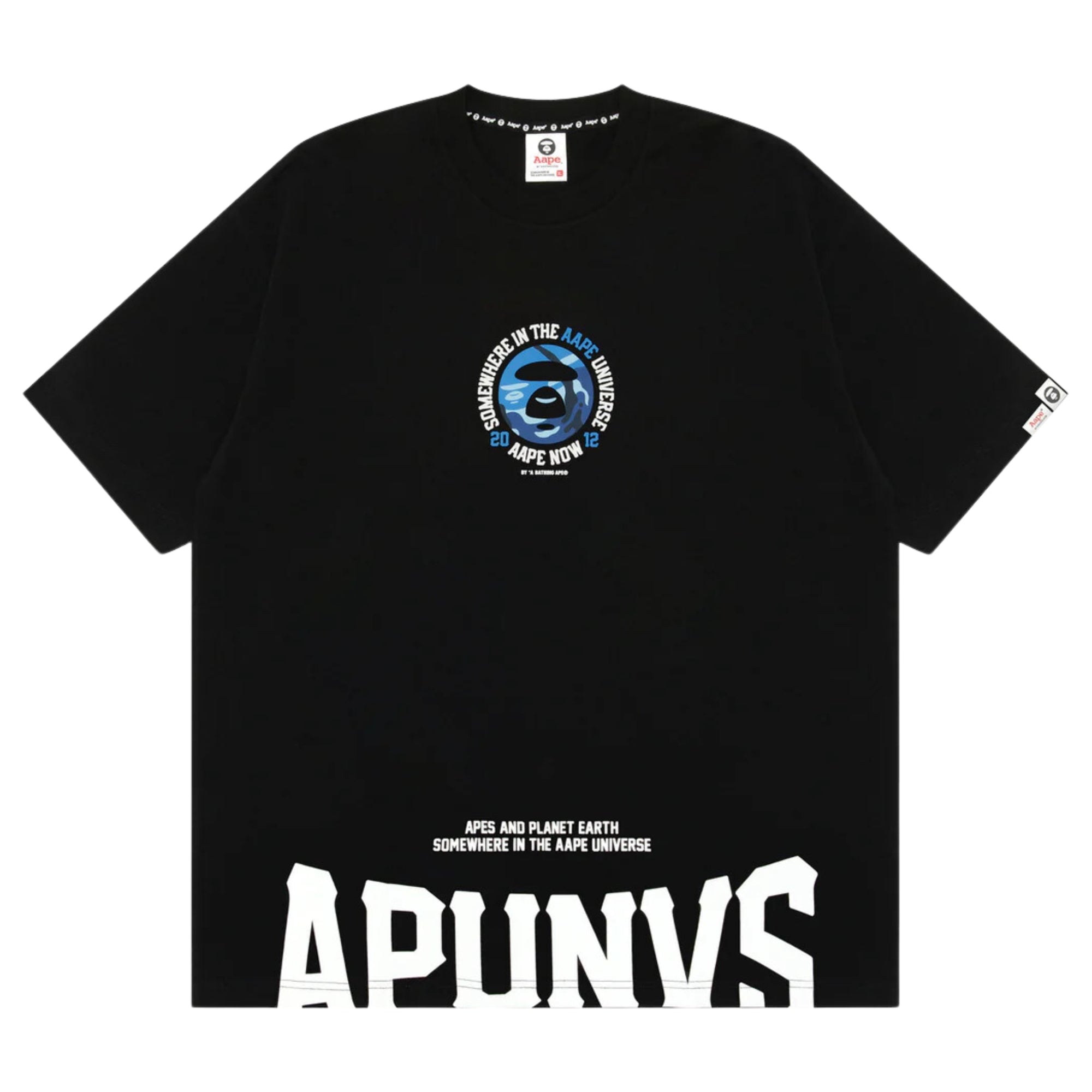 Aape T-Shirt Apunvs Logo Black