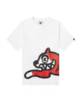 Ice-Cream T-Shirt Jumbo Running Dog White