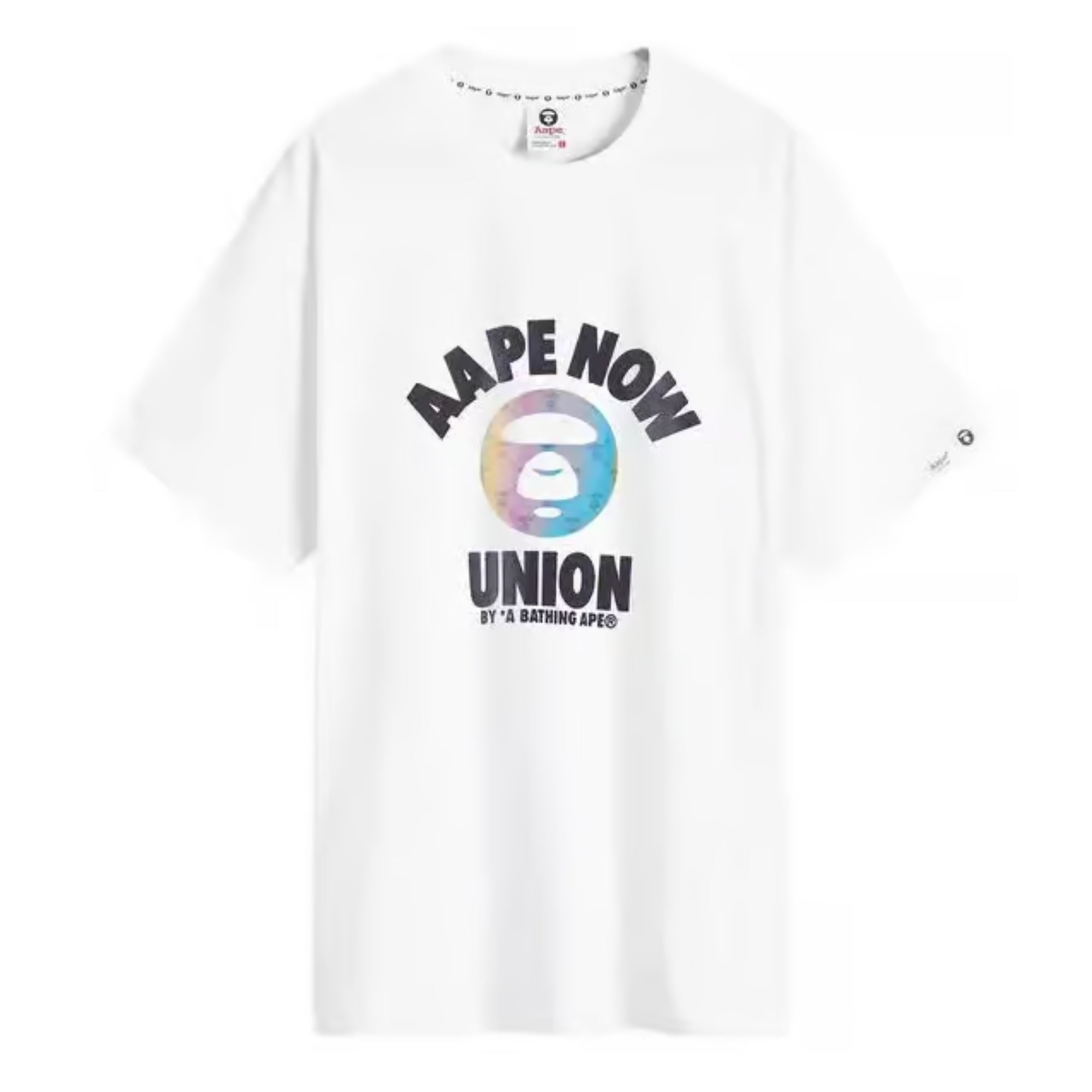 Aape T-Shirt Now Union Logo White