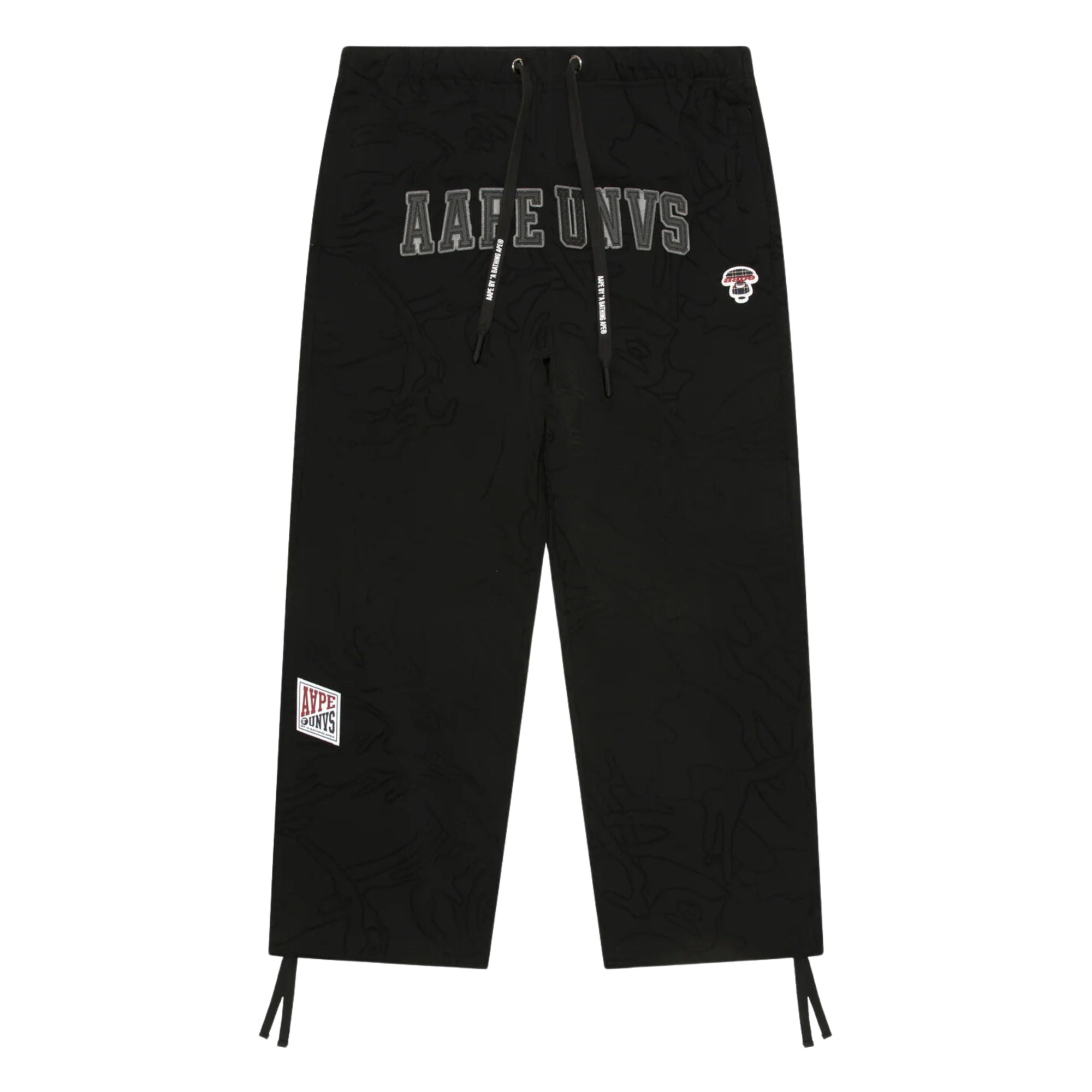 Aape Pants Unvs Logo Black