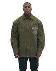 Capone Overshirt Buttoned Up Green