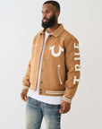 True Religion JACKET WOOL VARSITY DIJON
