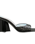 Chiara Ferragni Heel Mule Cocco Black