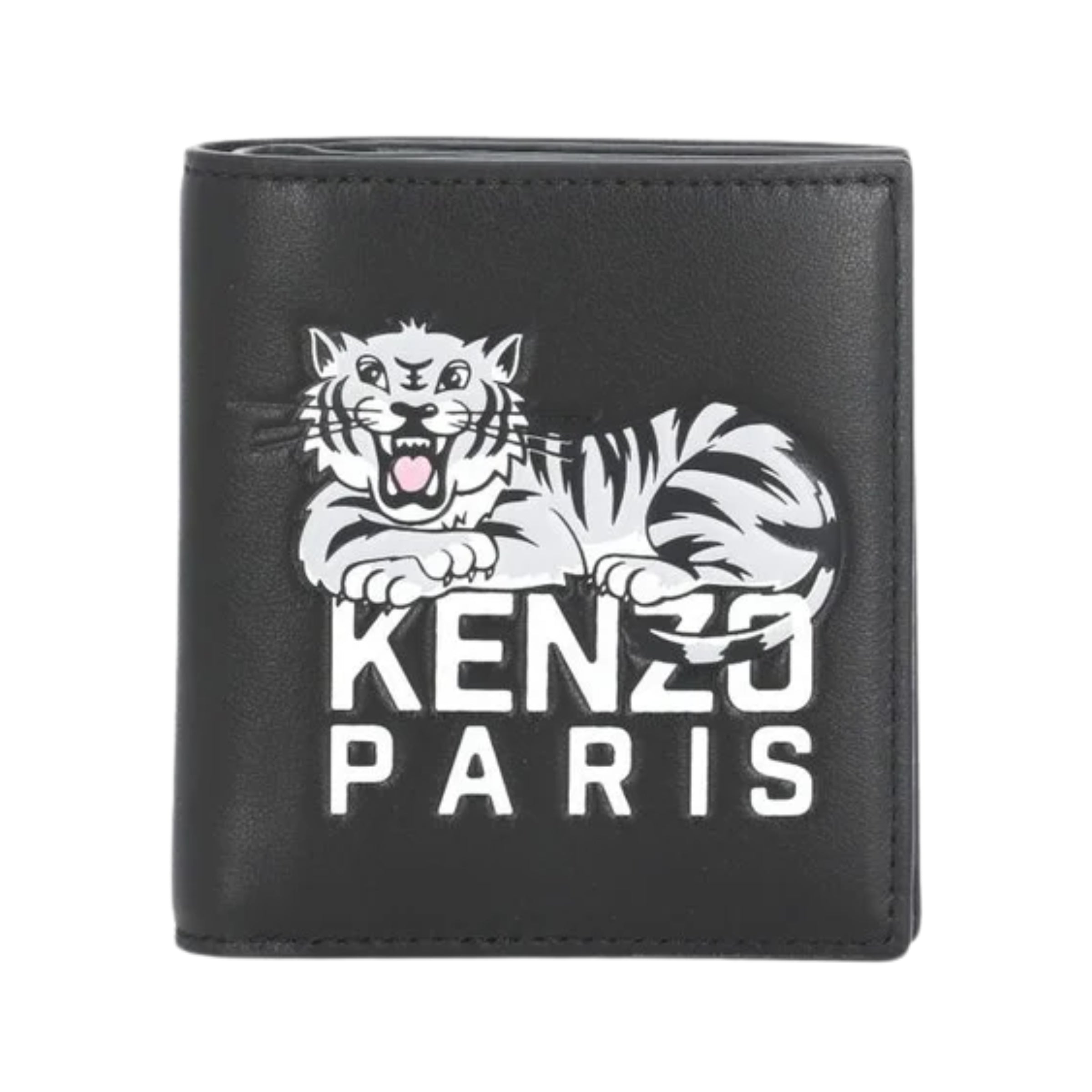 Kenzo Wallet Tiger Logo Black – AL Capone Premium
