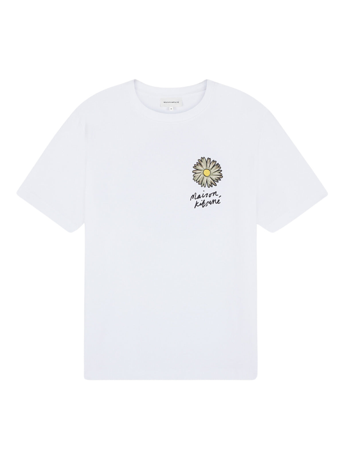 Maison Kitsune T-Shirt Floating Flower White