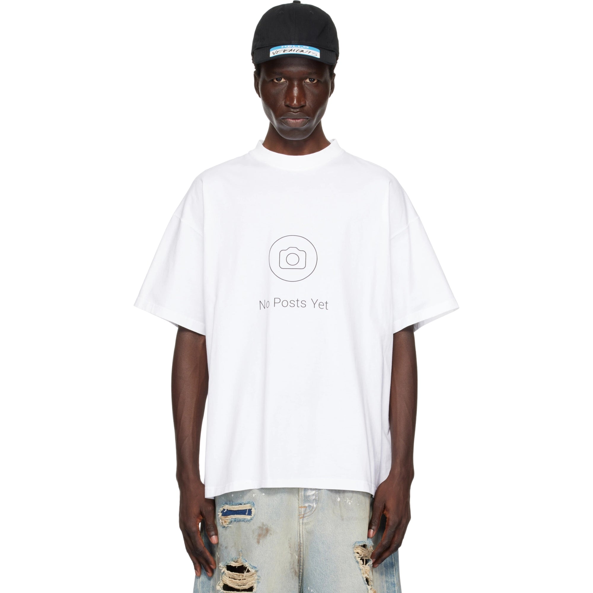 Vetements T-Shirt No Posts Regular White