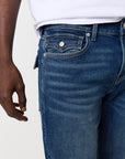 True Religion Rocco Sn Flap Skinny Medium Blizzard Wash
