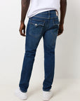 True Religion Rocco Sn Flap Skinny Medium Blizzard Wash