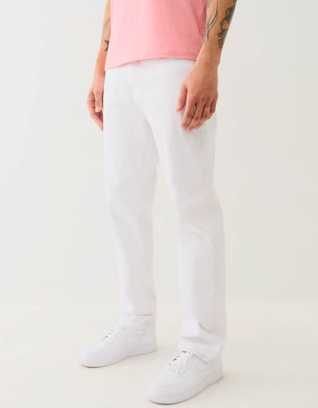 True Religion Geno Sn Flap Slim Optic White