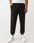 TRUE RELIGION JOGGER EMB PATCH HS JET BLACK