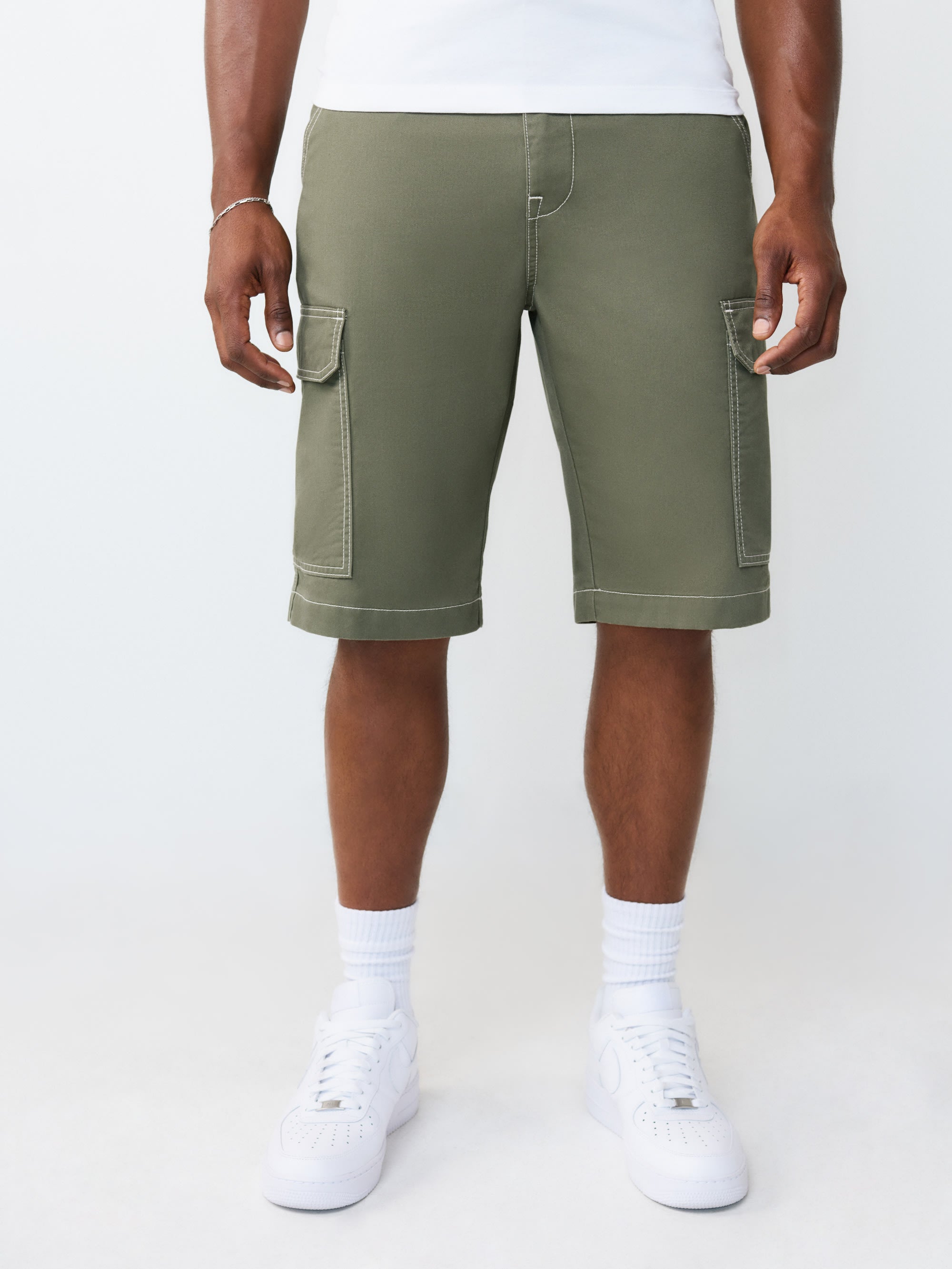 True Religion Shortss Utility Cargo Shorts Olive