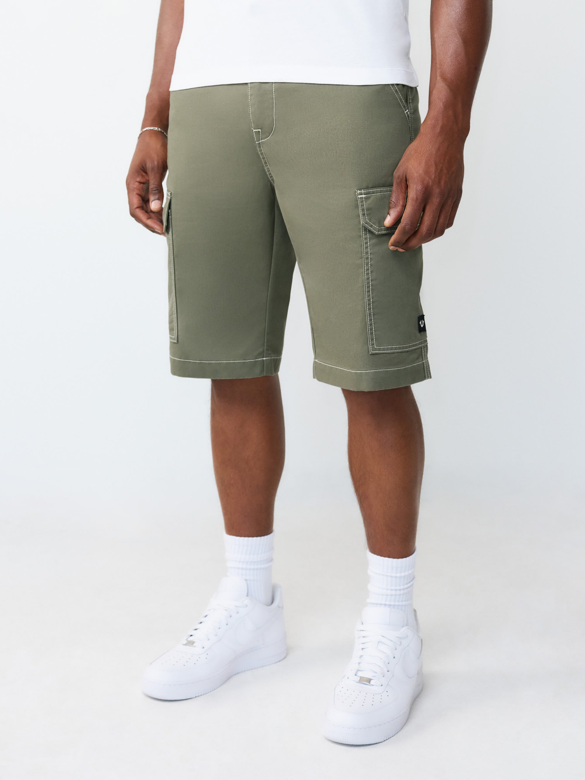 True Religion Shortss Utility Cargo Shorts Olive