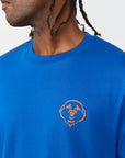 True Religion T-Shirt Abstract Denim Blue