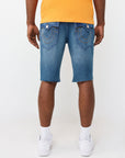 True Religion Shorts Rocco Sn Flap Short Medium Wash