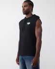 True Religion Tank Buddha Circcular Hod Black