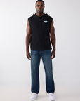 True Religion Tank Buddha Circcular Hod Black