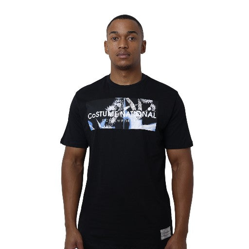 Costume National T-Shirt Regular Logo Black