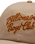 Billionaire Boys Club Cap Script Embroidered Logo Beige