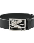 Etro Belt Logo Arnica Black