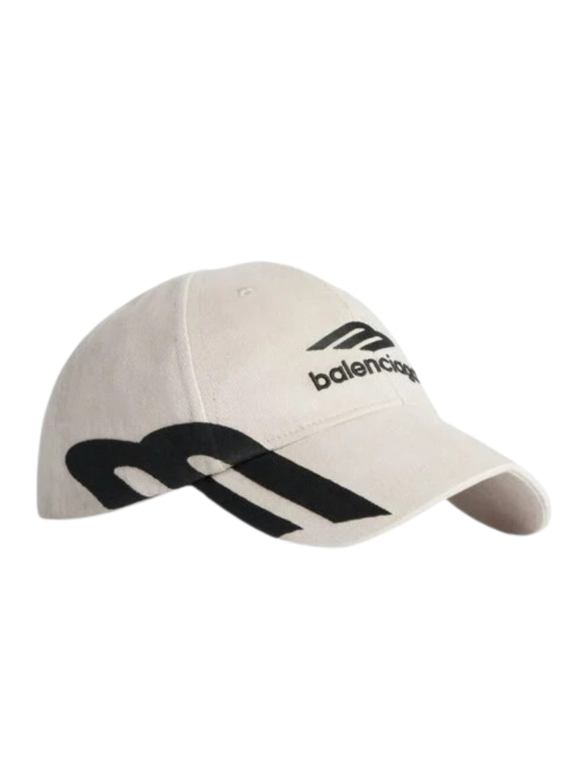 Balenciaga Cap Logo White-Black - 1