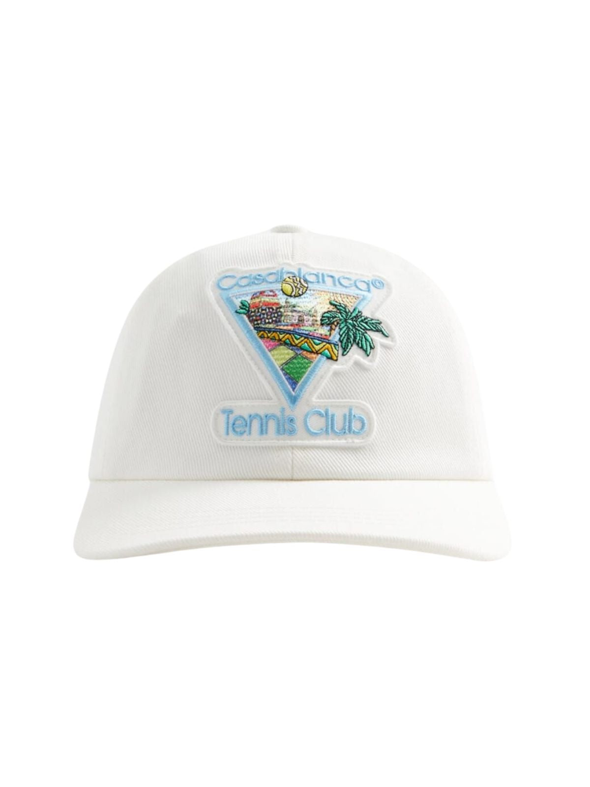 Casablanca Cap Afro Cubism Tennis Club White