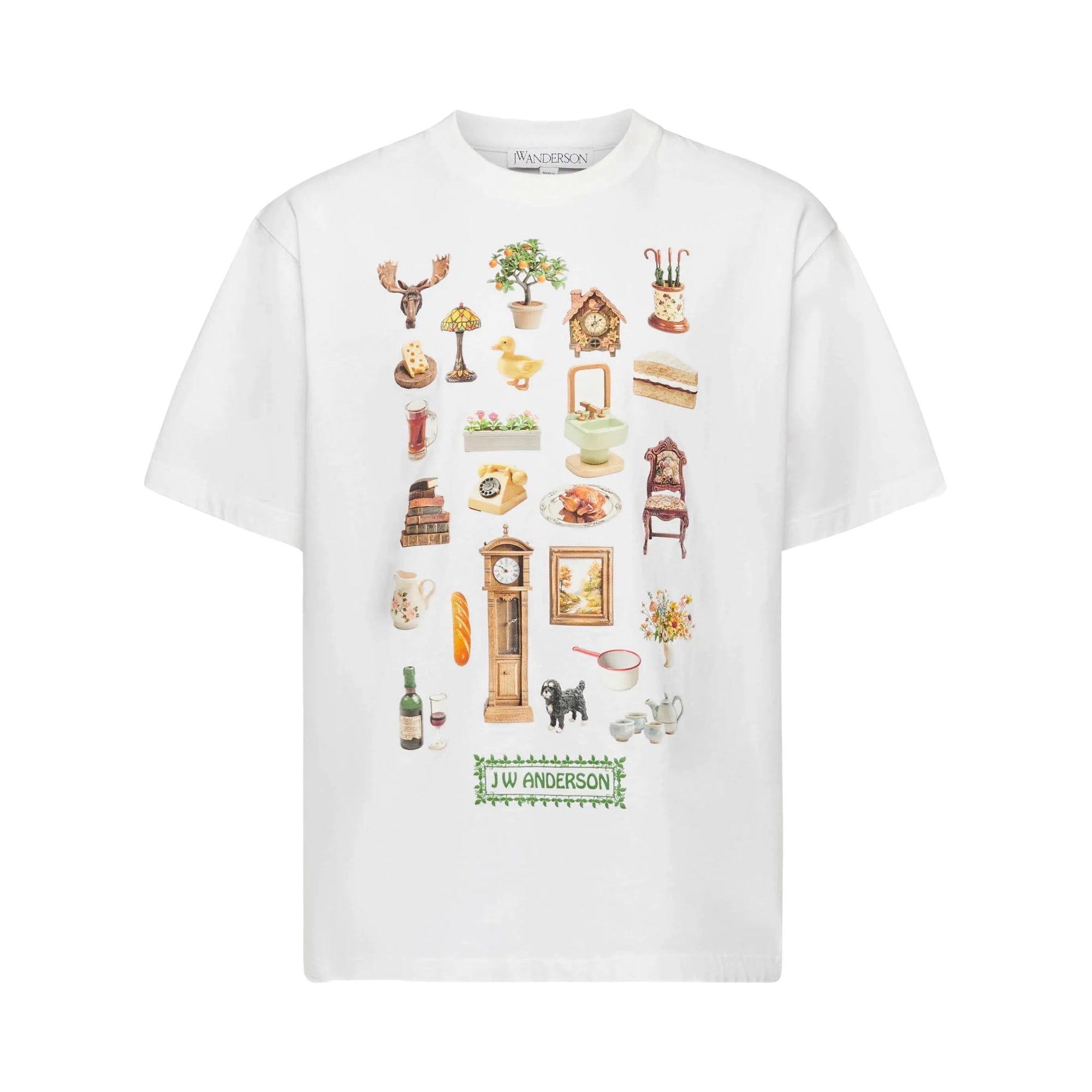 Jw Anderson T-Shirt Diorama Printed White