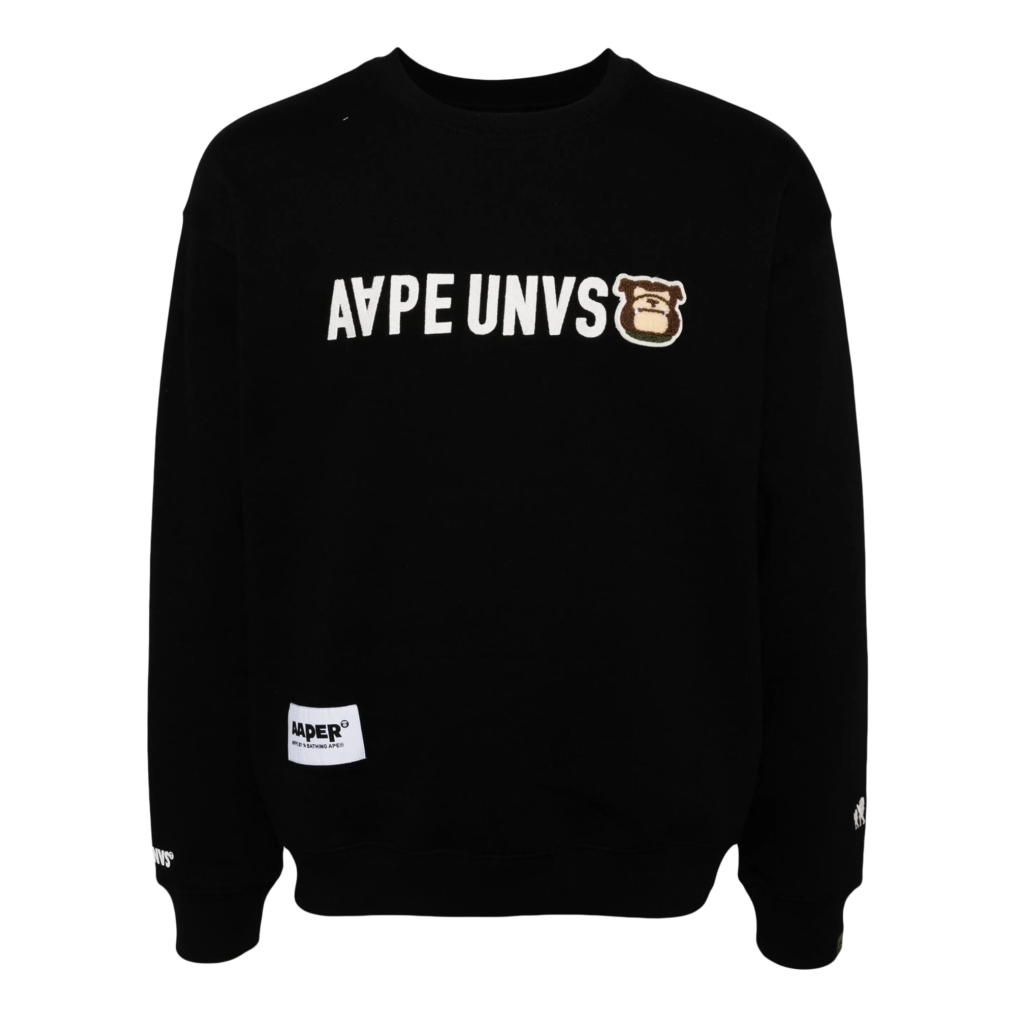 Aape Sweater Unvs Logo Black