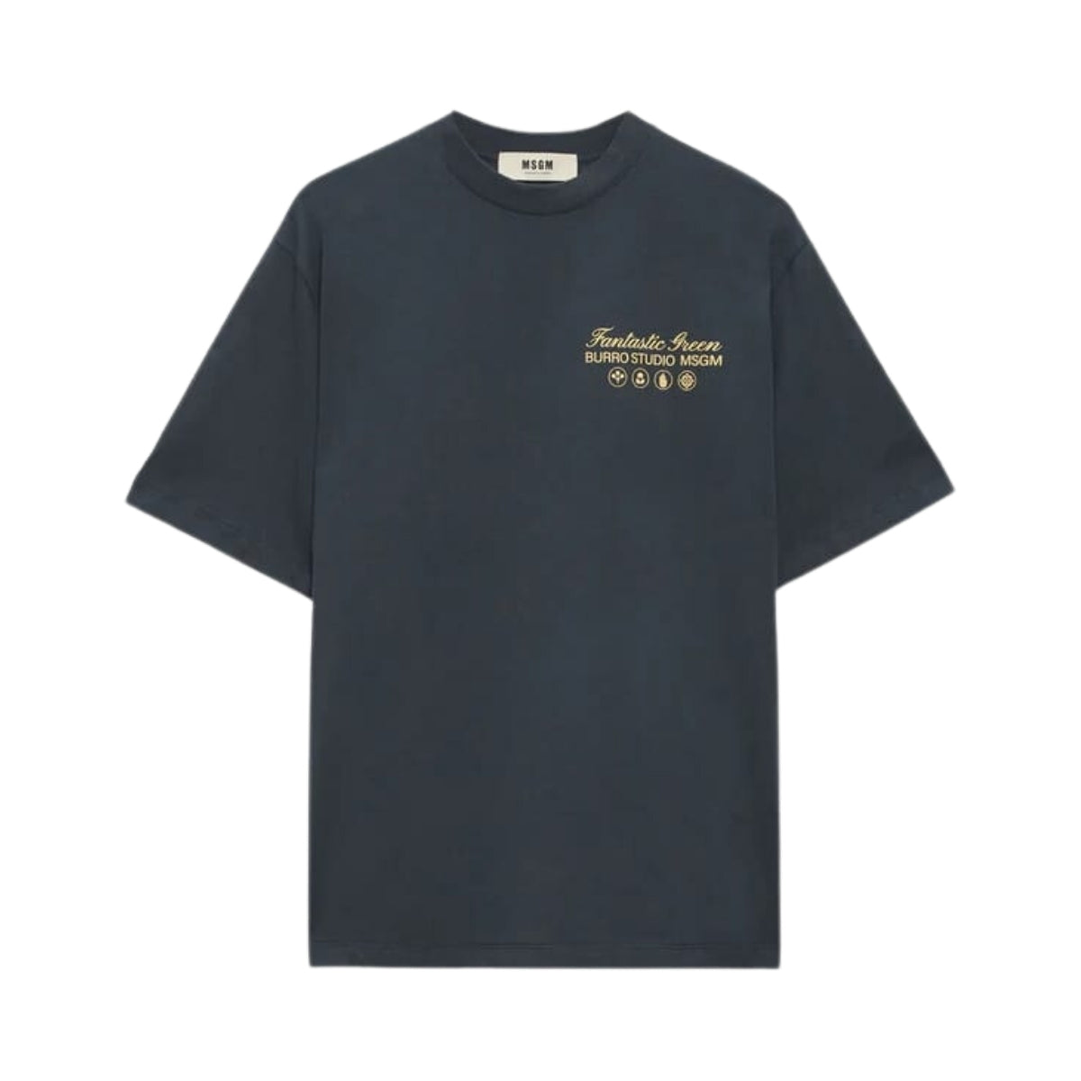Msgm T-Shirt Side Studio Black