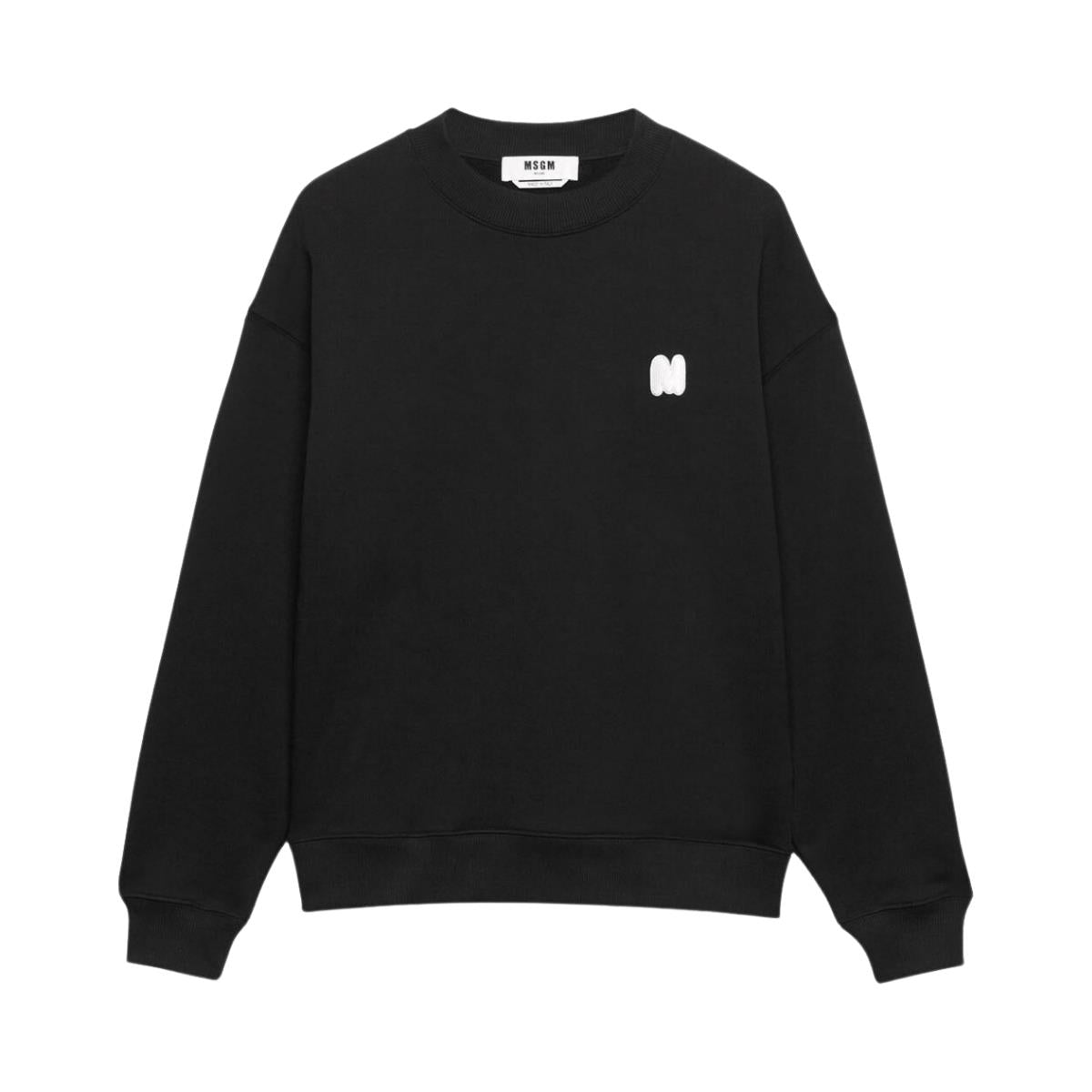 Msgm Sweater Side M Logo Black