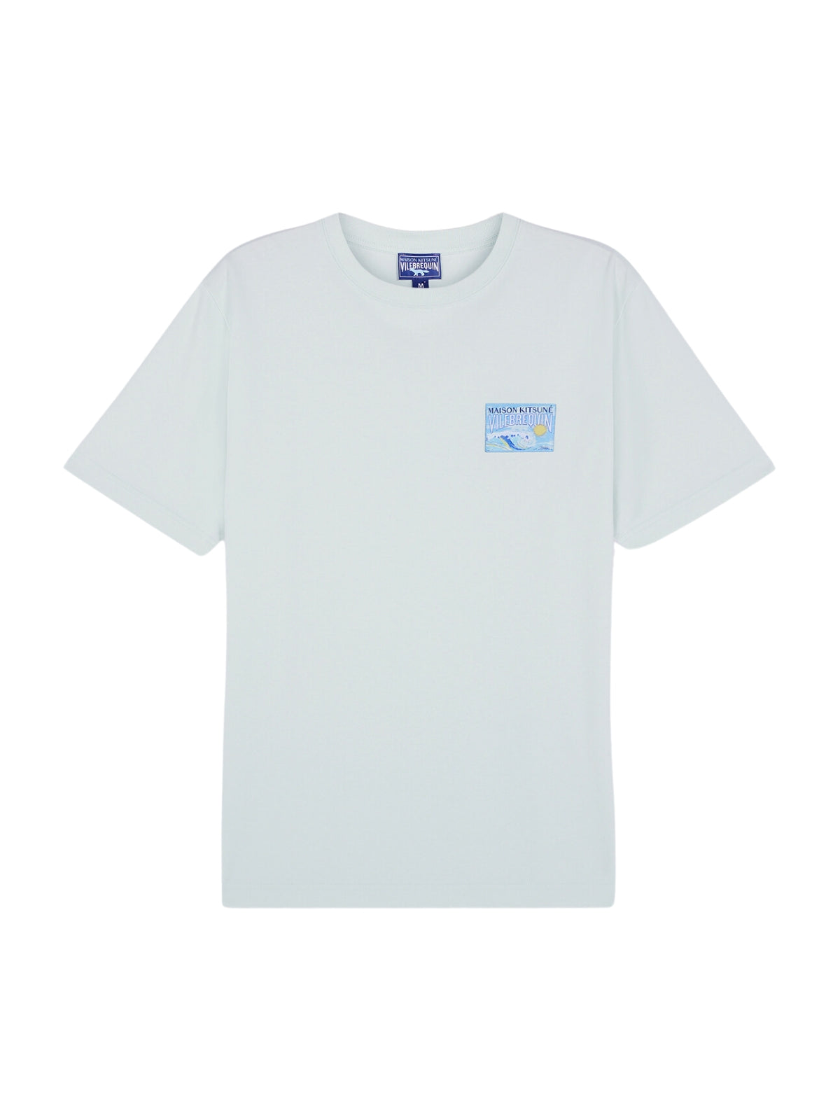 Maison Kitsune T-Shirt X Vilebrequin Ice Blue