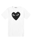 Comme Des Garcons T-Shirt Heart White