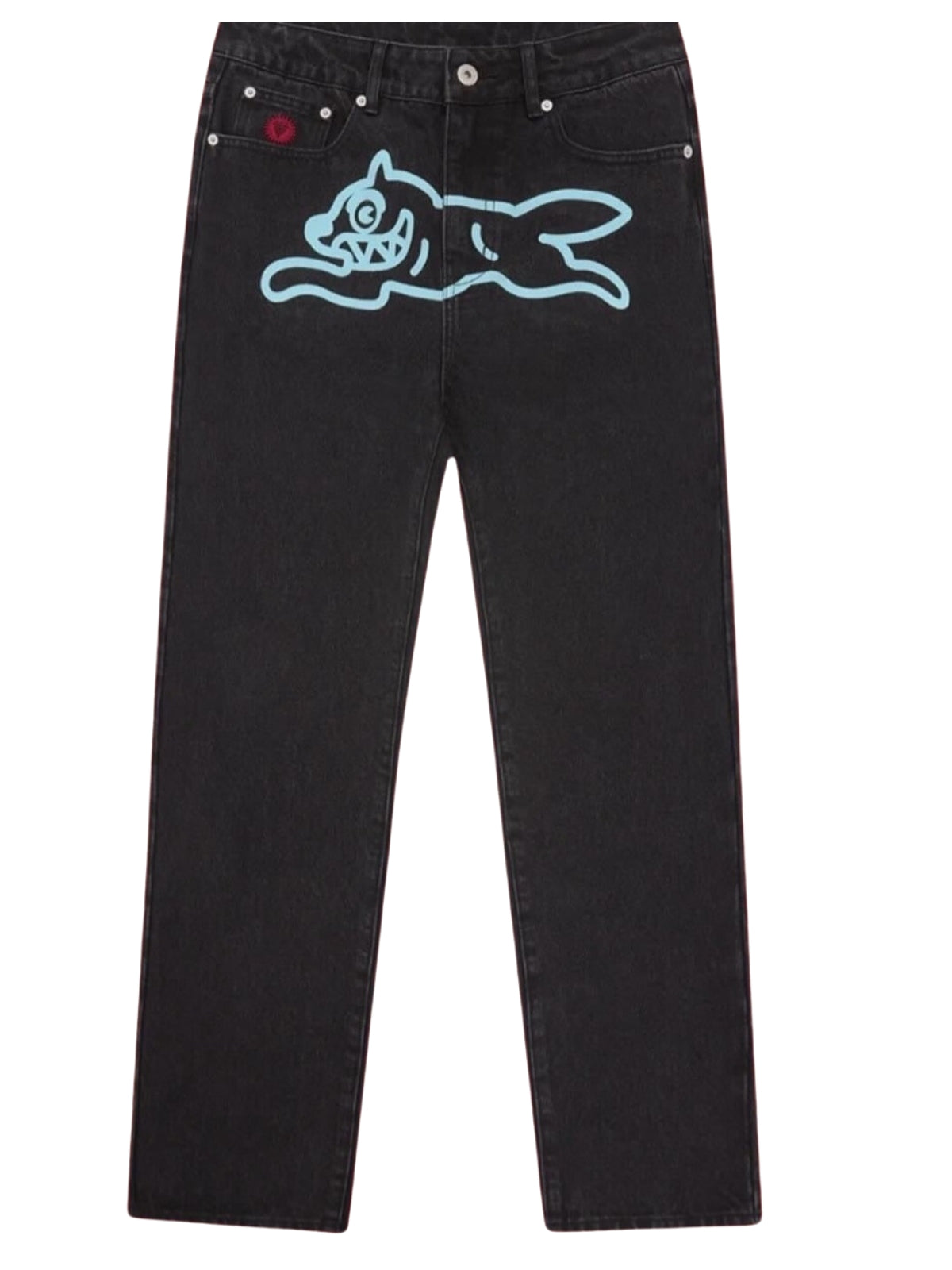 Ice-Cream Jeans Running Dog Black