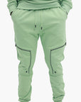 Capone Sweatpants Zipped Mint