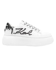 Karl Lagerfeld Sneaker Ladies Kreeper Whipstitch White-Black