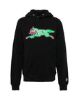 Ice-Cream Hoodie Running Dog Black