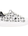 Karl Lagerfeld Sneaker Nft Kapri Graffiti White-Black