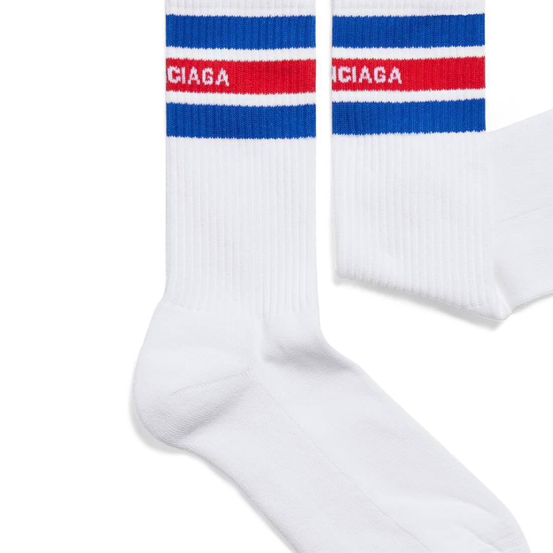 Balenciaga Sock Striped White - 2