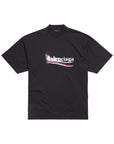 Balenciaga T-Shirt Logo Faded Black - 1