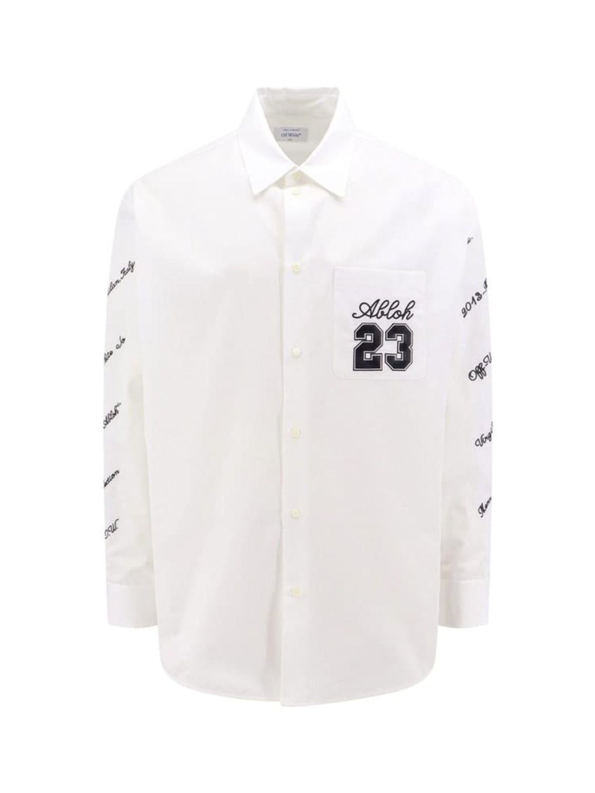 Off-White Shirt Sleeve Logo White